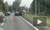 На Приморском шоссе в Петербурге произошло ДТП "с переворотом"
