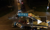 ДТП на въезде в Кудрово: столкнулись автобус и джип "Ситроен"