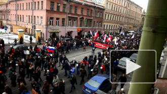 Субботнюю акцию оппозиции в Петербурге «За честные выборы» возглавили москвичи