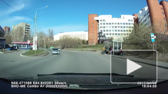 Водитель сбил девушку на пешеходном переходе