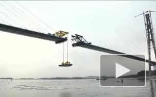 Завершено строительство моста через бухту Золотой рог