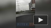 В ДТП на Муринской дороге пострадали два человека