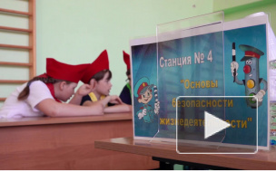 Видео: школьники Выборга посоревновались в знаниях ПДД