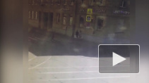 Наезд на школьника на Лермонтовском проспекте попал на видео