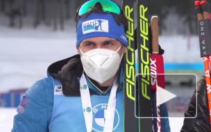 Сборная России выиграла бронзу в мужской эстафете на ЧМ по биатлону 