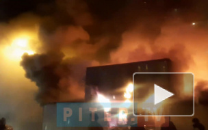 На улице Брянцева сгорела бытовка, в которой жили киргизы