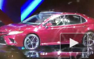 Появилось видео с презентации седана Toyota Camry восьмого поколения