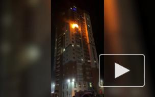 В Нижегородской области горит 25-этажный жилой дом