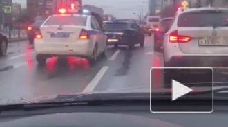 В Невском районе Петербурга ДПС гнались за пьяным водителем