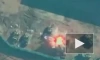 Минобороны показало видео уничтожения украинской бронетехники на стоянке