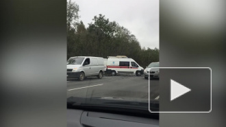 Появилось видео с места смертельной аварии на автодороге "Кола"