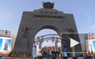 В Красном Селе состоялось торжественное открытие Триумфальной Арки Победы