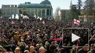 В Грузии участники митинга потребовали отставки министра экономики