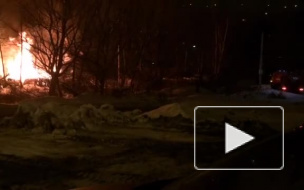 На пожаре в Гатчинском районе погибли двое мужчин