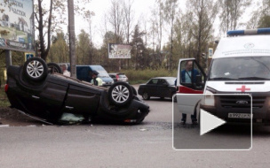 Серьезная авария произошла на Колтушском шоссе