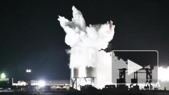 Испытания бака корабля Илона Маска закончились запланированным взрывом