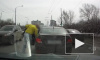 Бешеный оренбуржец попавший в ДТП бросался на автомобили и бил кулаками стекла