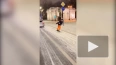 Петербуржец прокатился по Невскому проспекту на сноуборде ...