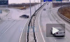 Момент жесткого ДТП на севере КАД в Петербурге попал на видео