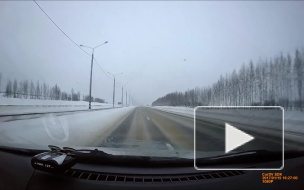 Съехал в кювет под Тулой.