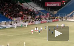 Болельщики сняли видео первого гола "Крыльев Советов" в ворота "Спартака" с пенальти