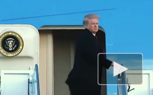 Настоящий Дональд Трамп: ветер раскрыл тайную лысину президента 