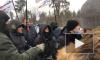 Протестующие украинские предприниматели пришли к госдаче Зеленского
