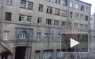 Появилось видео с места пожара на Невском проспекте