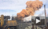 Появилось видео загадочного оранжевого дыма над металлургическим комбинатом Липецка