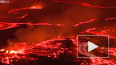 Опубликованы впечатляющие кадры с огненной лавой вулкана...