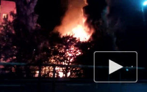 В центре Петербурга на ходу вспыхнула иномарка