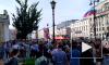 Активисты снова собрались у Гостиного Двора в поддержку Алексея Навального, жителей Хабаровска и Белоруссии 