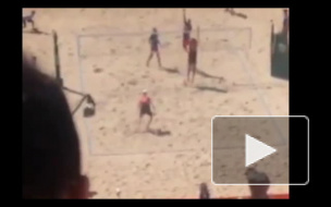 Пораженные успехом российские пляжники пообещали выйти в финал в тельняшках