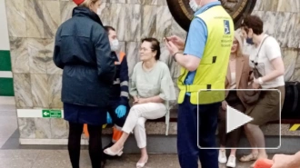 Женщина упала на пути на станции метро "Приморская" – видео
