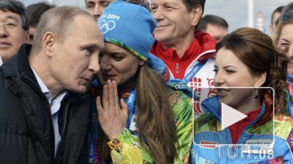 Беременная Исинбаева пошепталась с Путиным перед открытием Олимпиады в Сочи 2014