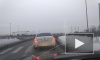 Снова в деле: на Софийской "мост глупости" поймал ещё один грузовик