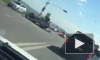 В Красноярске автоледи протаранила ВАЗ, который стоял на "красный"