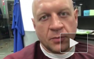 Емельяненко продемонстрировал паука на своей лысой голове 