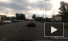 БТР протаранил автомобиль в Кемерово