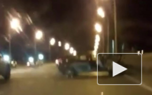 Появилось видео с места смертельной аварии на мосту в Иркутске