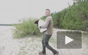 Видео: нерпёнка Вовчика выпустили в Ладожское озеро 