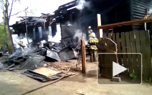 Жуткое видео из Тобольска: мужчина заживо сгорел в пожаре