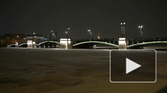 Биржевой мост украсила новая подсветка
