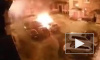Очевидец снял горящий автомобили в Ухте