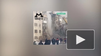 Момент взрыва в пятиэтажке в Новосибирске попал на видео
