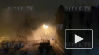 В результате прорыва трубы на 7-й линии В.О. пострадал мужчина