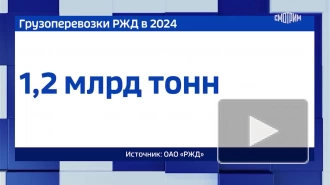 Объем грузоперевозок по сети РЖД составил более 1 млрд тонн в 2024 году