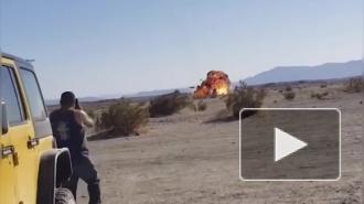 Крушение и взрыв F-35B попали на видео