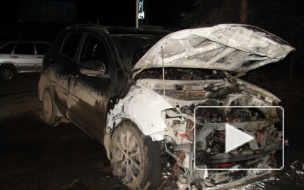 В Петербурге ночью горели три автомобиля