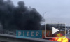 Появилось видео: в промзоне Шушар полыхает пожар